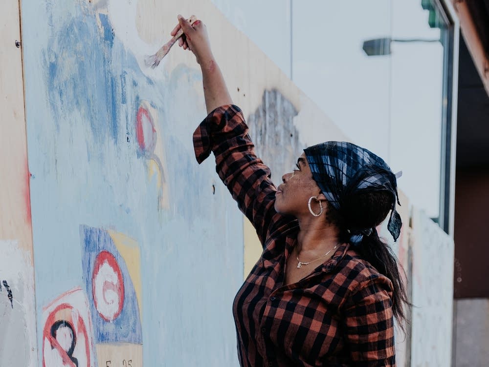 Twin Cities street art honors George Floyd and Black life ...