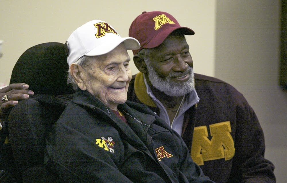 Bobby Bell with Murray Warmath