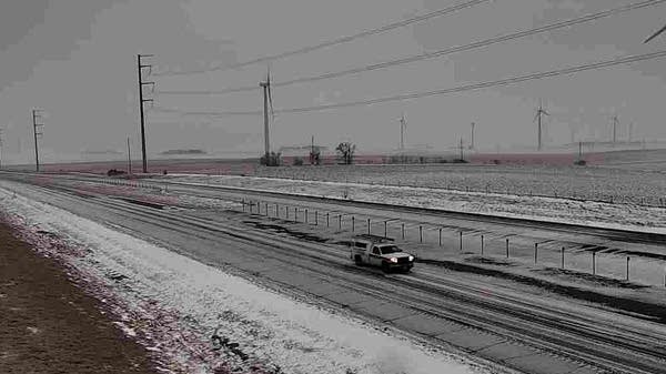 Snow, strong winds and slippery roads Sunday and Sunday night