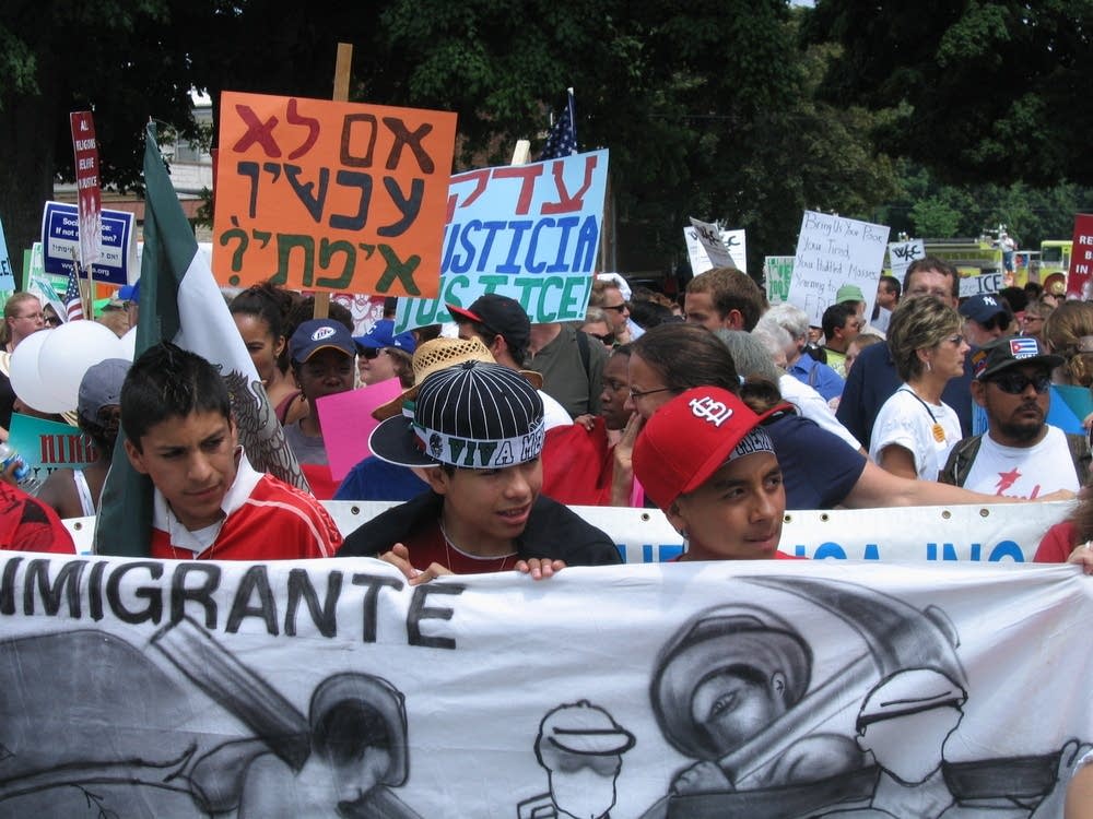 Rally supporters