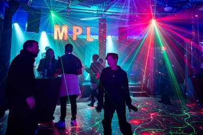 People dancing in Mission Room 