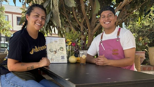 Des Lopez and Isaias Morales run Mi Familia, a Oaxacan coffee shop, out of their family home in Torrance, California. 