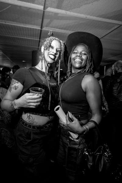 music fans at a concert