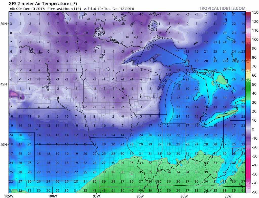 Arctic sunshine today, Friday snow ahead