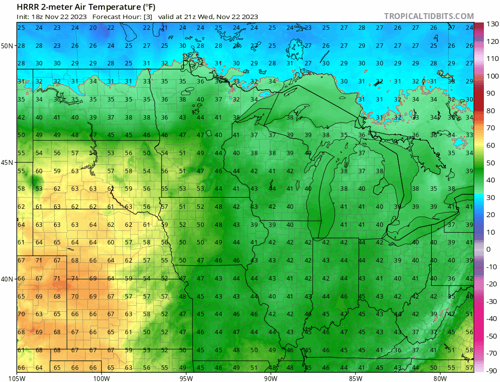 NOAA HRRR model