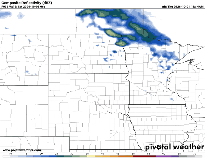 Forecast precipitation Friday 1 a.m. to Saturday 7 p.m.