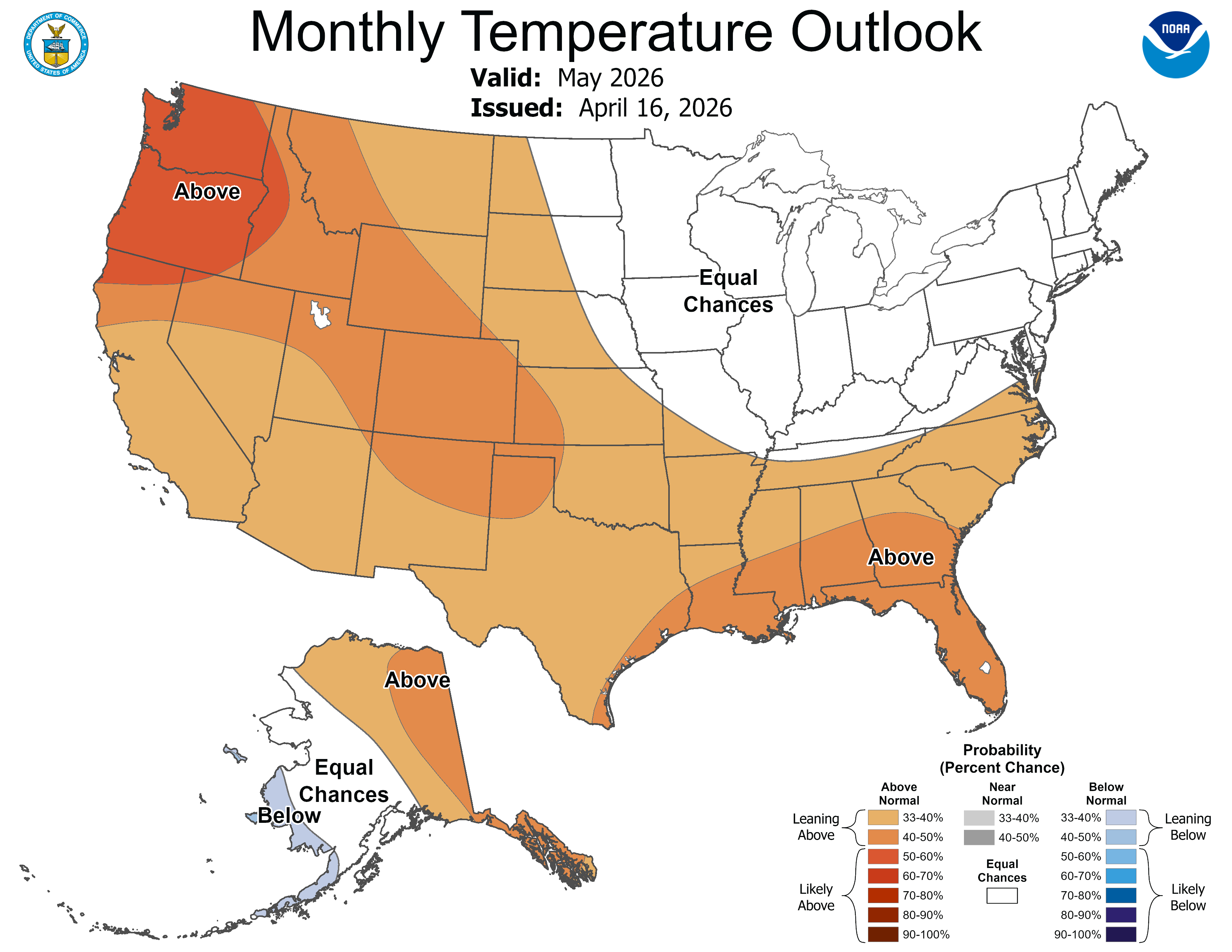 Temperature outlook