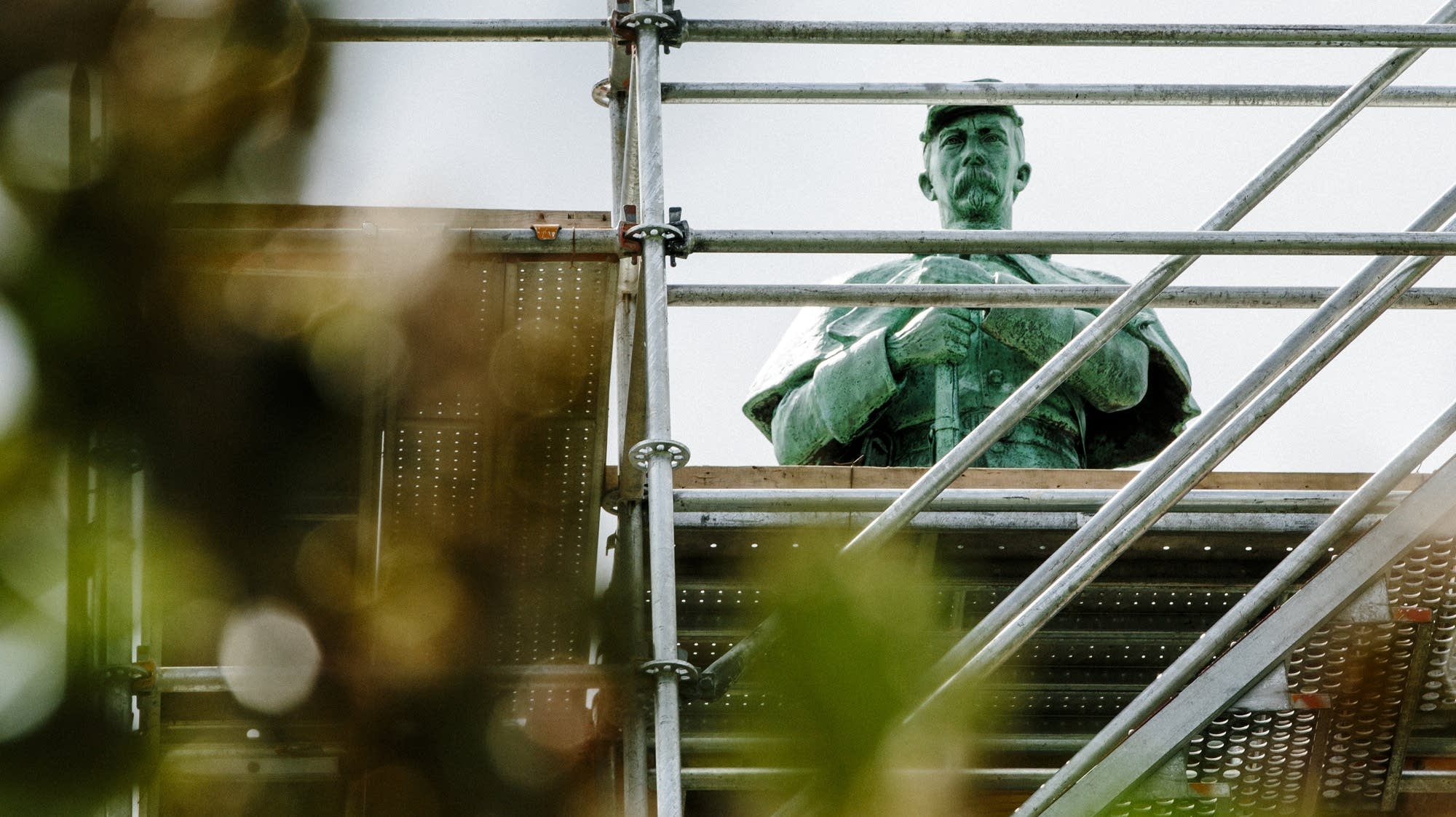 Amid debate over Civil War statues, Minn. restores monument to first