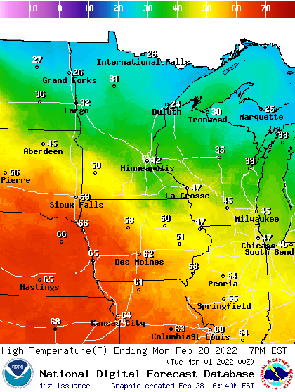 Mostly mild week; clippers set to sweep central, northern Minnesota