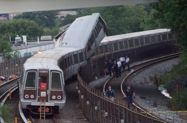 D.C. trains collide during rush hour; 7 dead