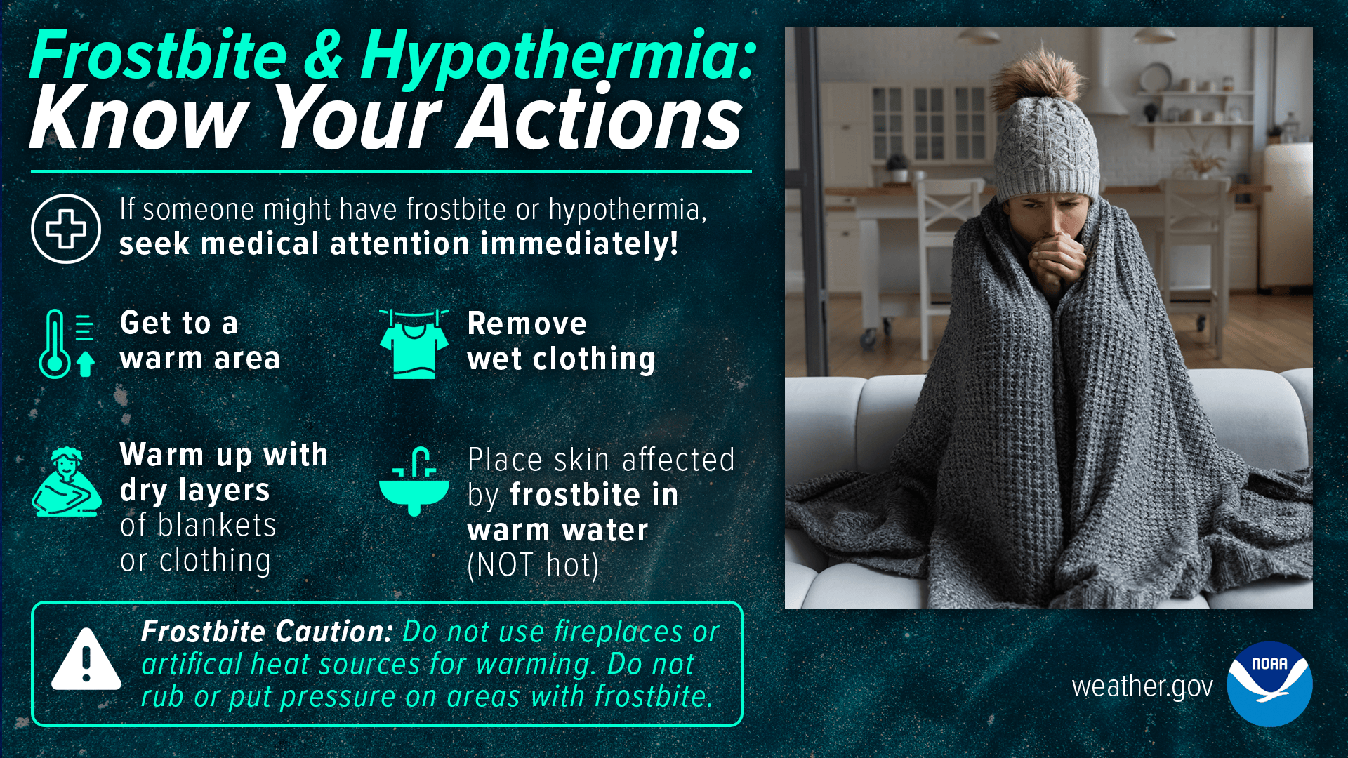 Frostbite and hypothermia