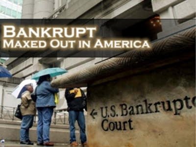 Declaring bankruptcy