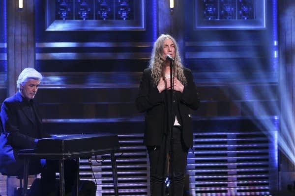 Patti Smith performs on The Tonight Show on January 9, 2020.