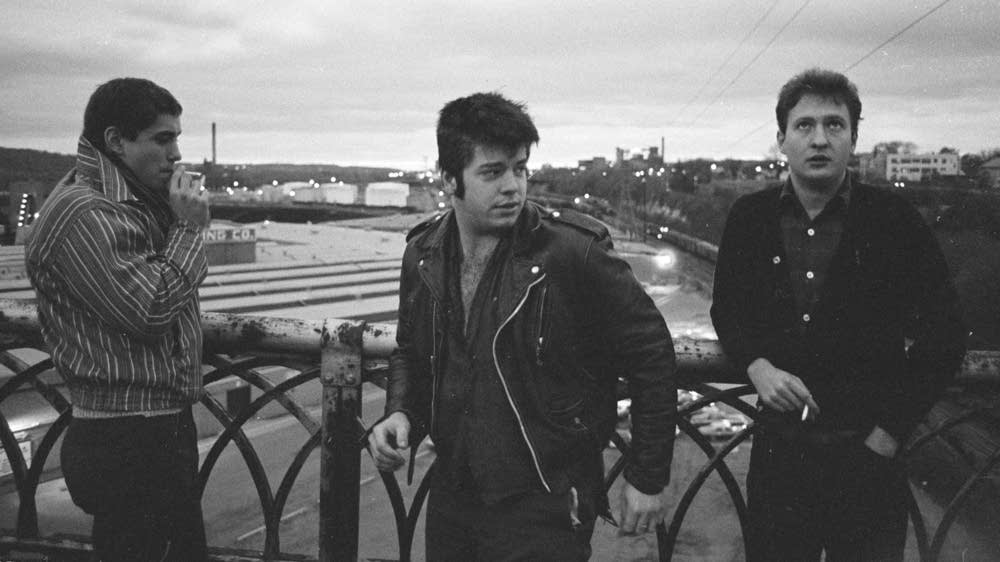 Husker Du photographed on the High Bridge in St. Paul