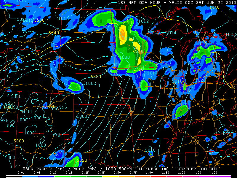 June 19 NAM 00Z Sat
