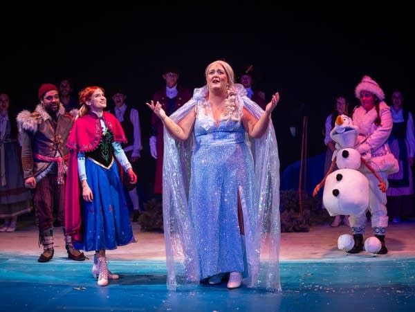 Frozen cast at Rochester Civic Theatre