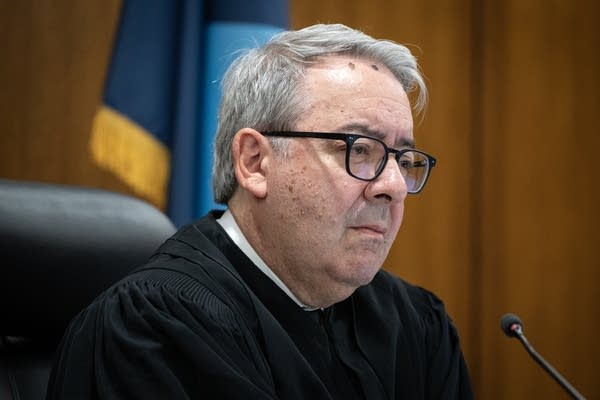 A judge listens to testimony 