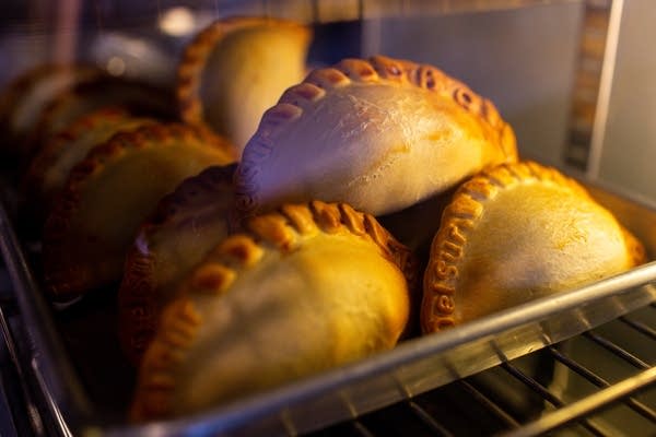 Empanadas in a tray 