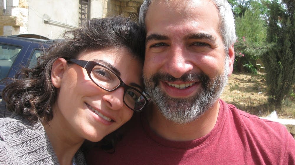 Nada Bakri and Anthony Shadid