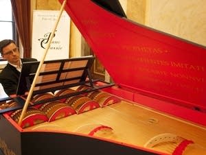 Pianist Slawomir Zubrzycki and the viola organista