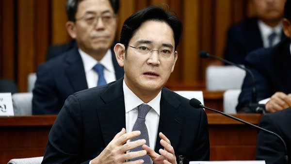 Lee Jae-yong, vice chairman of Samsung, answers questions during a parliamentary hearing of the probe in Choi Soon-sil gate at the National Assembly on Dec. 6, 2016 in Seoul, South Korea.