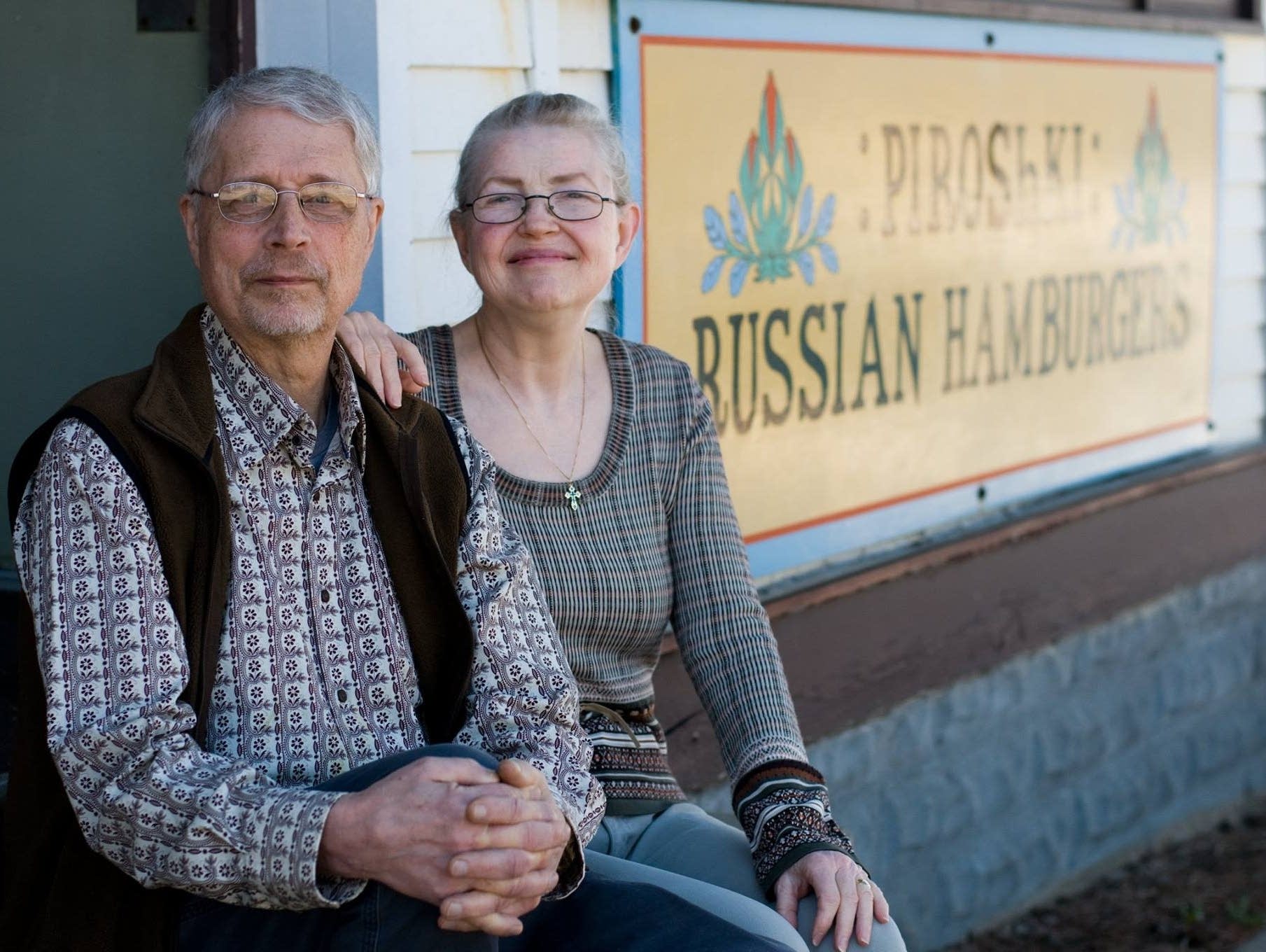 Nikolai and Linda Alenov, the owners of the Russian Tea House in St. Paul