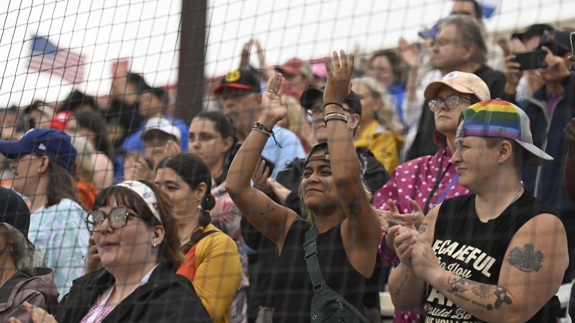 Women's Professional Baseball League makes a rainy debut in front of enthusiastic crowd