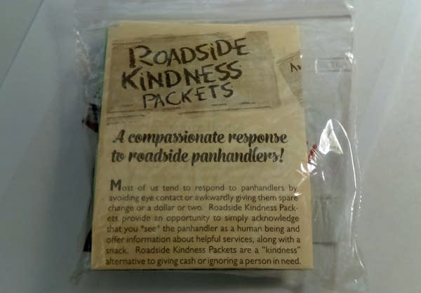 For roadside homeless, help comes in a baggie