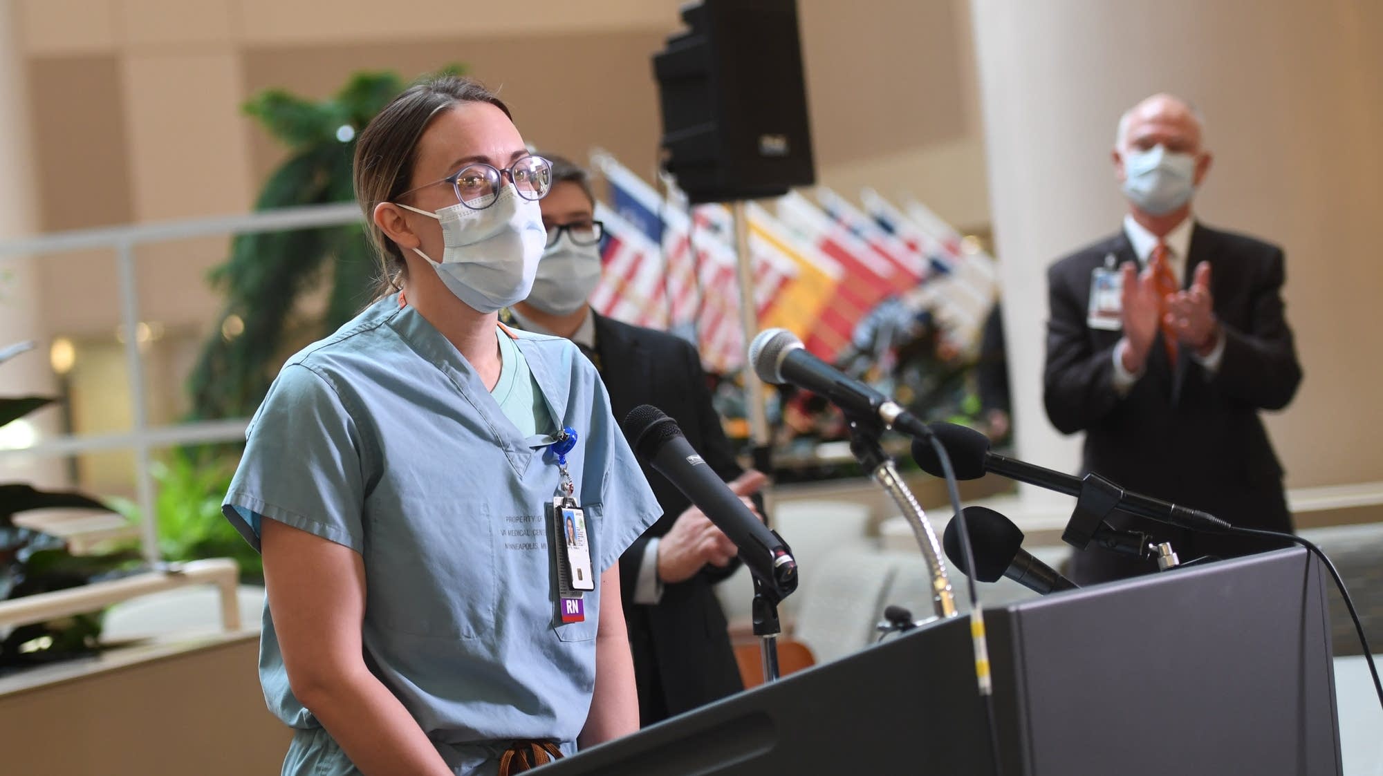 ‘Great day’ VA starts vaccinations at Minneapolis hospital MPR News