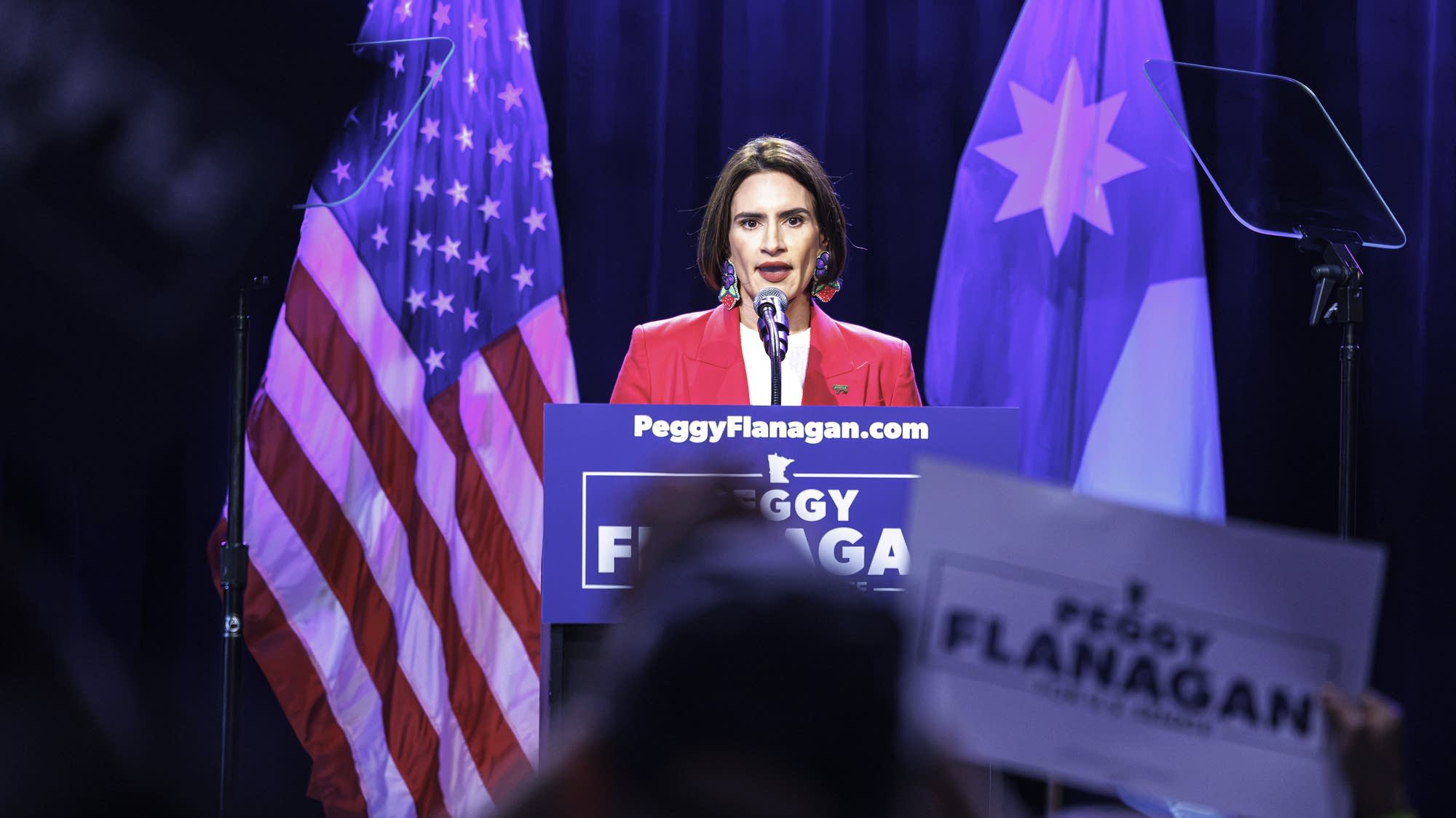 Fresh off her primary win, Peggy Flanagan takes aim at Trump, outlines Senate agenda
