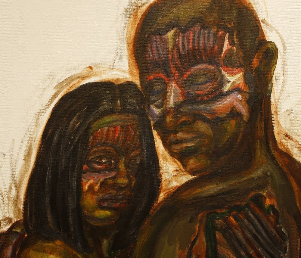 Detail of Romeo and Juliet by Christopher Harrison