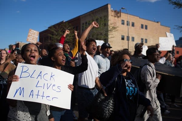 Black Lives Matter supporters marched