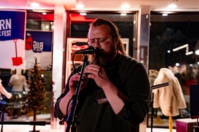 band performing on stage