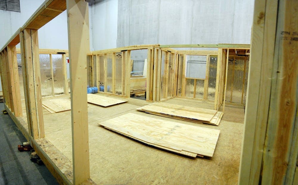 Solar house frame