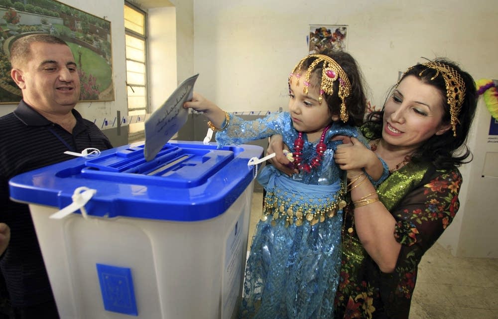 Casting a ballot