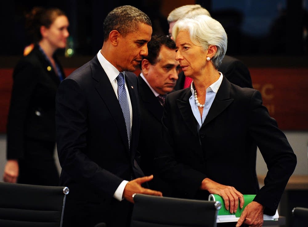 Barack Obama, Christine Lagarde