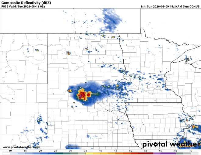 Forecast precipitation midnight Monday to 1 p.m. Tuesday