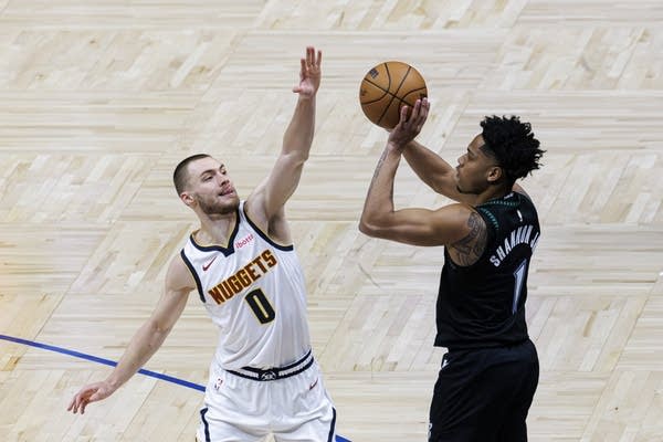 NBA first-round playoff series between the Timberwolves and the Nuggets