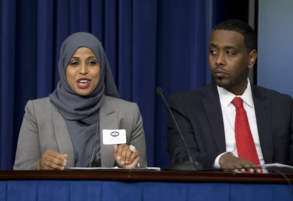 Hodan Hassan and Abdi Warsame