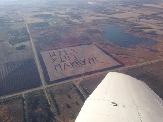 An aerial proposal