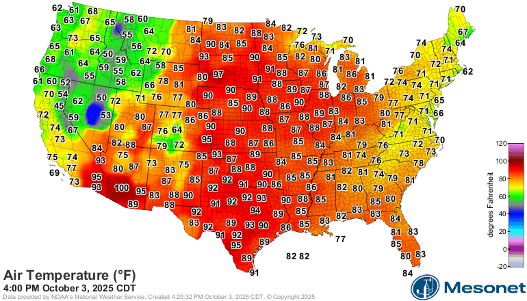Temperatures