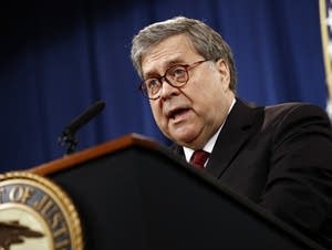 William Barr speaks about the release of the redacted Mueller report.