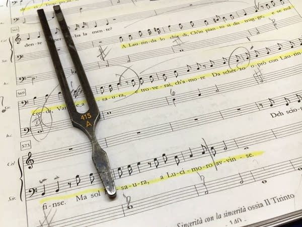 Poster A working score of 'Il Tirinto'