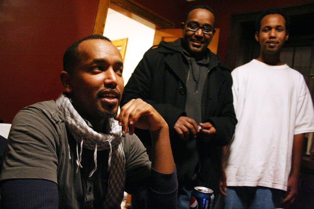 Mustafa Said, left, manager Cultural Homes, Inc.