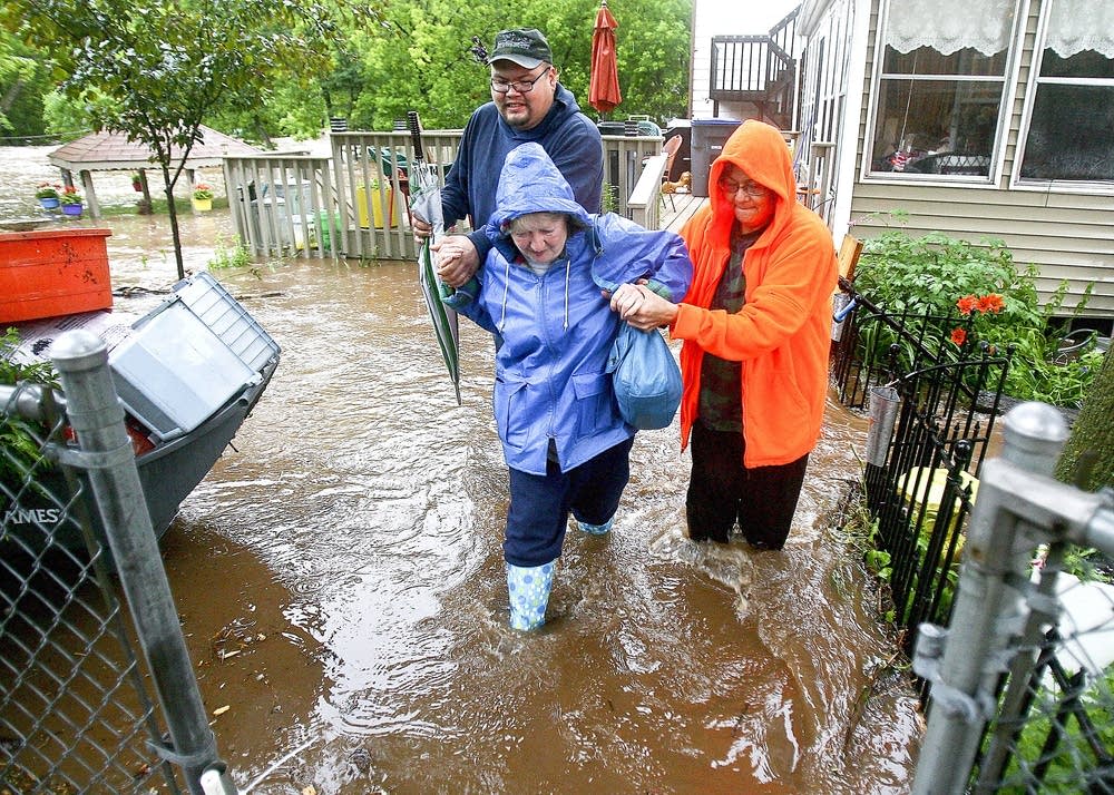 Helping through water