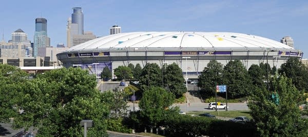 New roof on dome