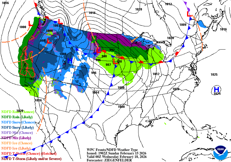Surface analysis Tuesday 6 p.m. 