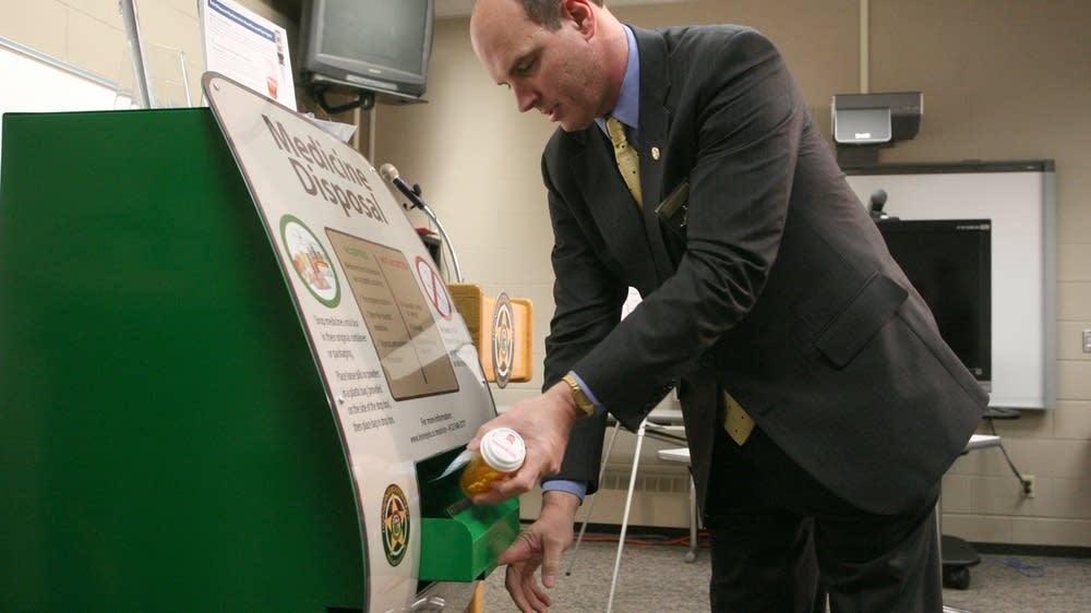 Medication disposal boxes set up in Hennepin County MPR News