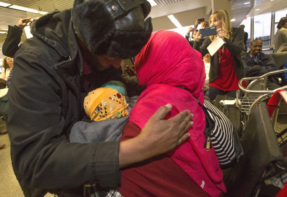 Minnesota man reunited with wife, kids caught in travel ban | MPR News