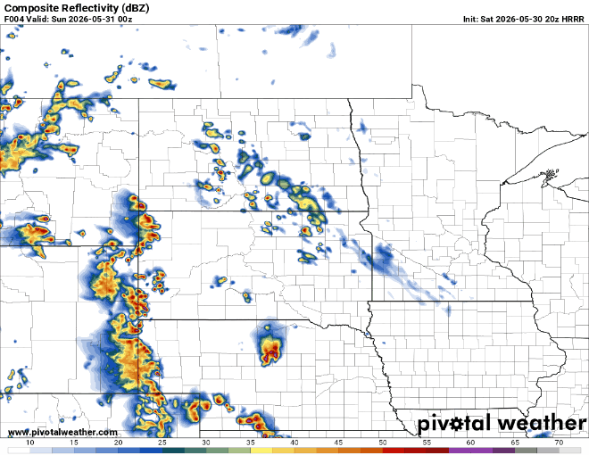 Forecast precipitation Saturday 7 p.m. to Sunday 7 a.m. 